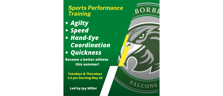 Sports Performance Training Begins May 26th!