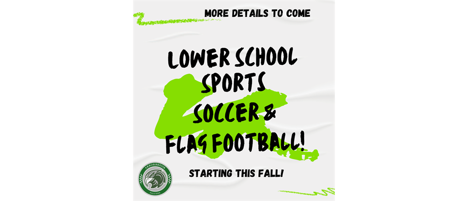 Lower School Flag Football and Soccer Coming This Fall